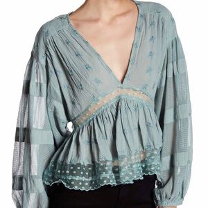 Nostalgic Feels Free people blouse